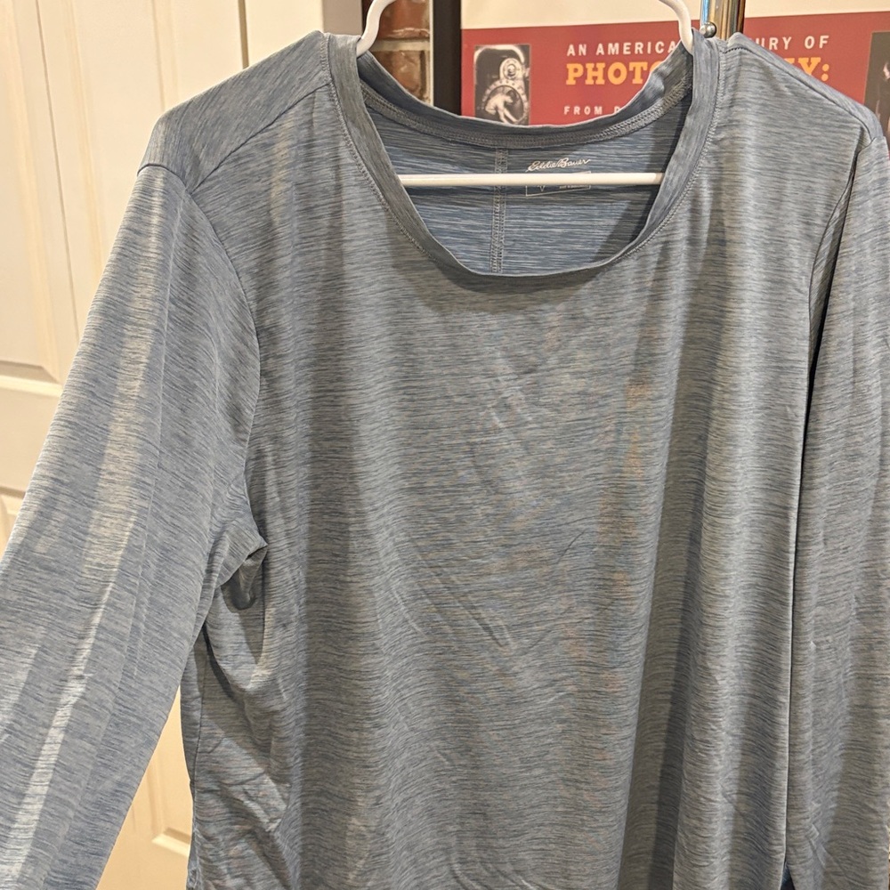 Women's Eddie Bauer XL Blue Long Sleeve Top